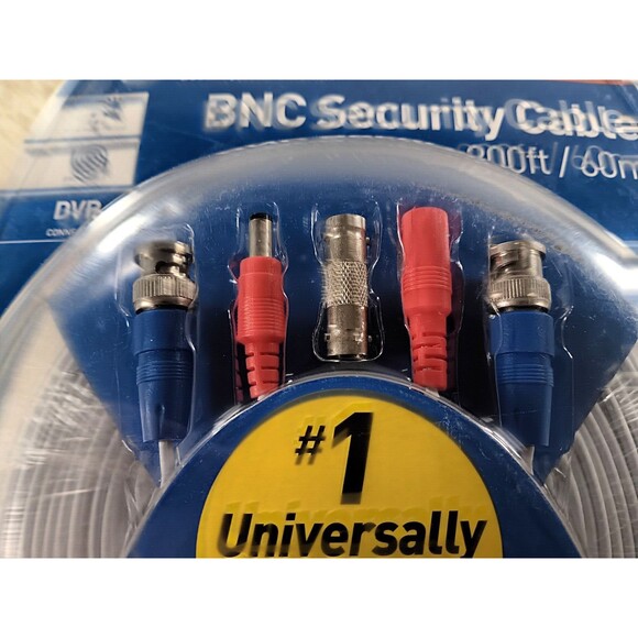 Swann SWPRO-60MTVF-GL Fire-Rated BNC Video/Power Extension Cable, 200' - Picture 3 of 4